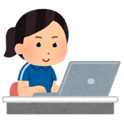 パソコンの女性
